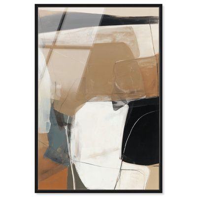 «Earthen Walls III», reproduction d'art acrylique encadrée par Art Remedy, cadre noir, 10 x 15