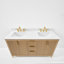 Turlington Freestanding Standard Bathroom Vanity with Top-1947649855-1971955815