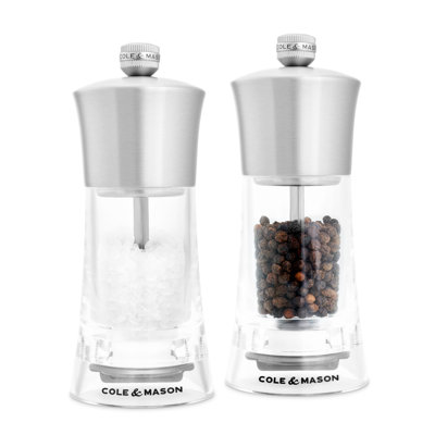 Brand No Power Source Required / Manual Salt & Pepper Mill Set