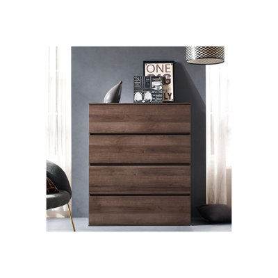 Liv Four-Drawer Contemporary Wood Chest