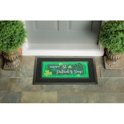 St. Patrick's Patterned Shamrocks Sassafras Switch Mat