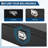 Diamond Plate Steel Truck Bed Tool Box - Heavy Duty, Lock & Side Handles, Weather-Resistant, for Pickup, RV, Trailer (48x15x15 Inch, Powder-Coated Black)-964803304-964803310