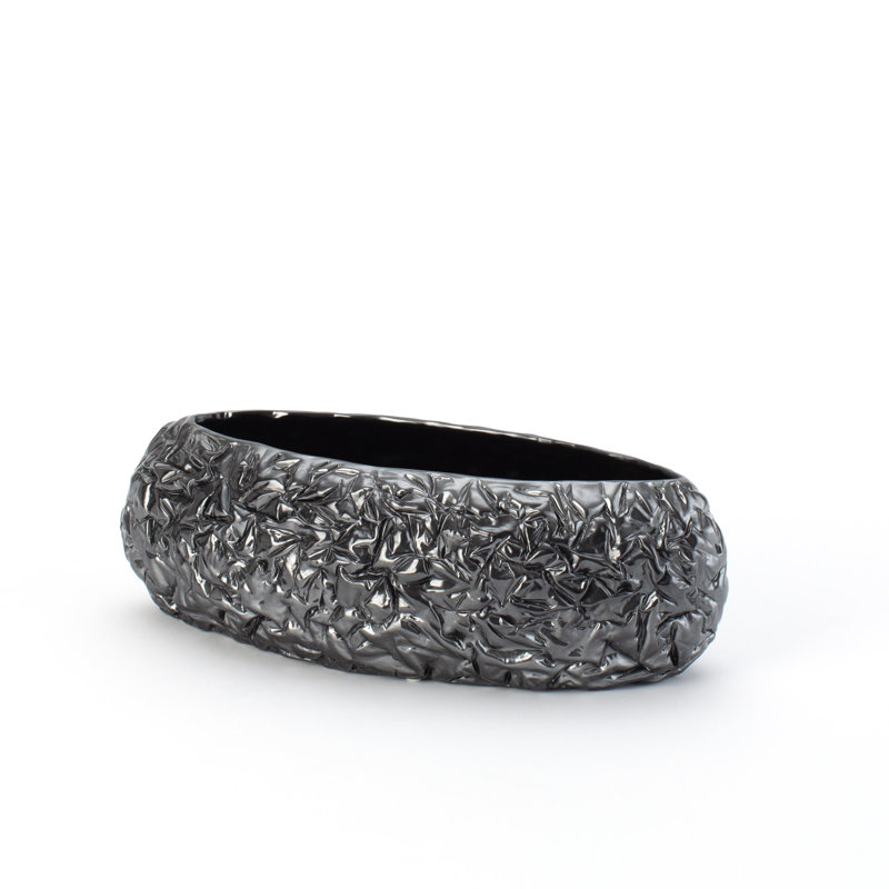 Ceramic Decorative Bowl, Black