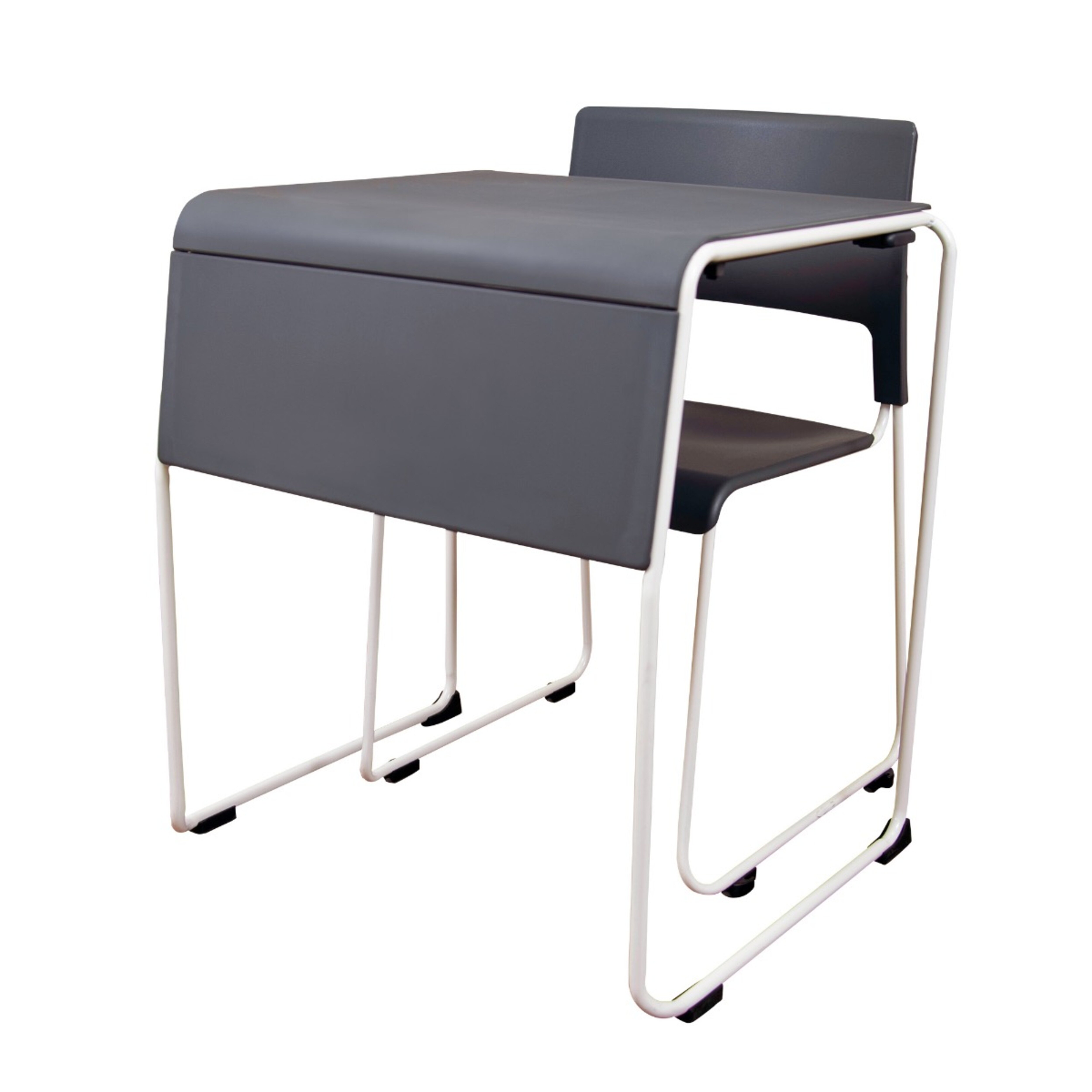 Student desk and outlet chair set