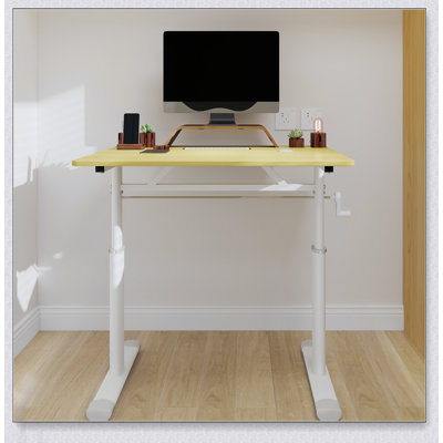 Height-Adjustable Study Desk for Children and Adults, Multi-Functional Home Office Solution with Compact Design