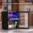 GUNJI 17.5'' W Freestanding 3.2 Cubic Feet Beverage Cooler with Glass Door-91338224