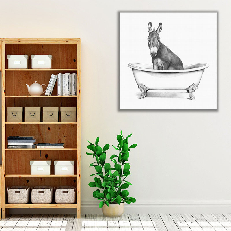 «Clawfoot Critter IV», reproduction d'art sur toile, H 12 po x l 12 po
