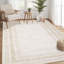 Tapis bordé lavable à la machine avec envers antidérapant Tapis antidérapant pour salon-858093384-858093398