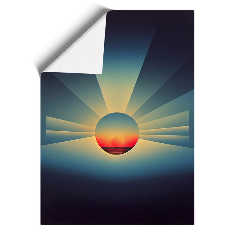 XV1022-4894X Urban Abstract Sunset - Print, No Matte, Paper, 42cm H x 29.7cm W