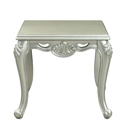 Qunsia End Table, Champagne Finish