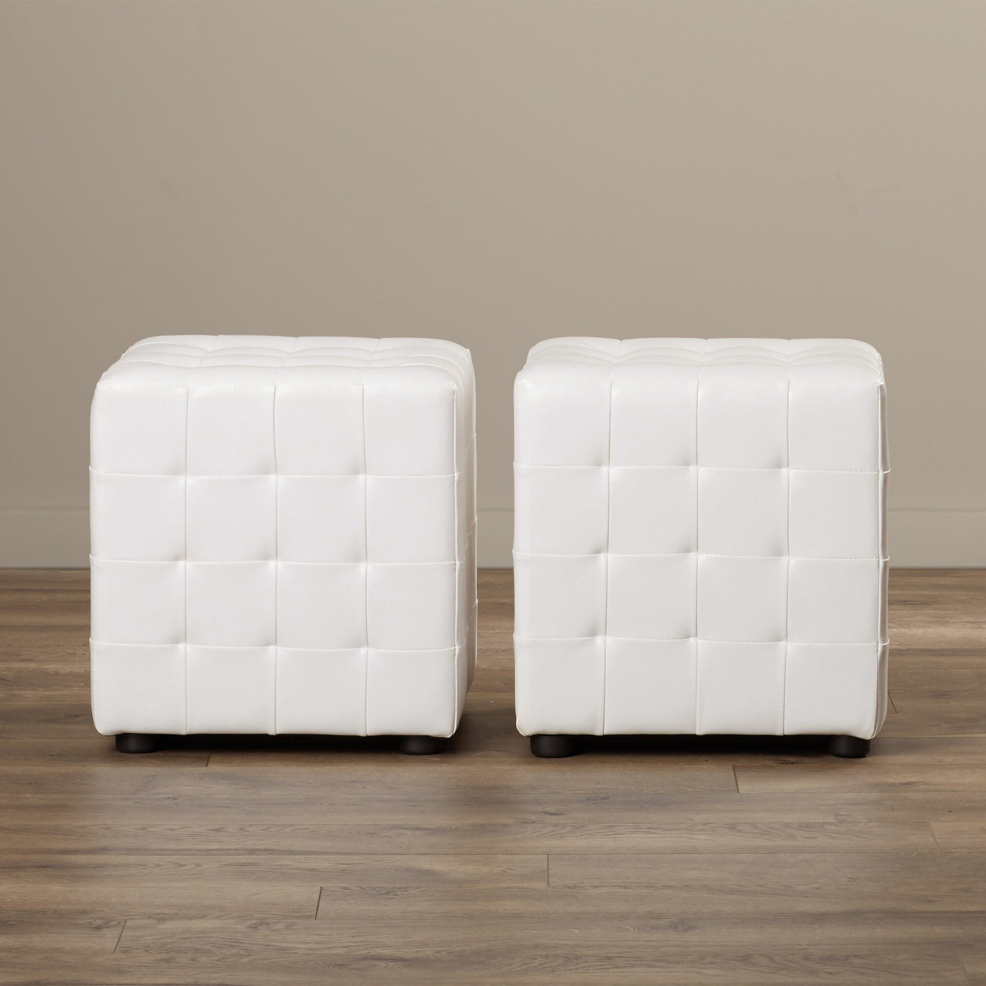 Wayfair Square Ottomans  Poufs You'll Love in 2023