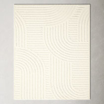 Zeta Abstract Scenic Pattern Wool Rug