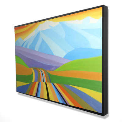 " Mountain Road Multicoloured "
