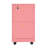 Lockable Engineered Wood 2-Drawer Mobile File Cabinet-1412590893