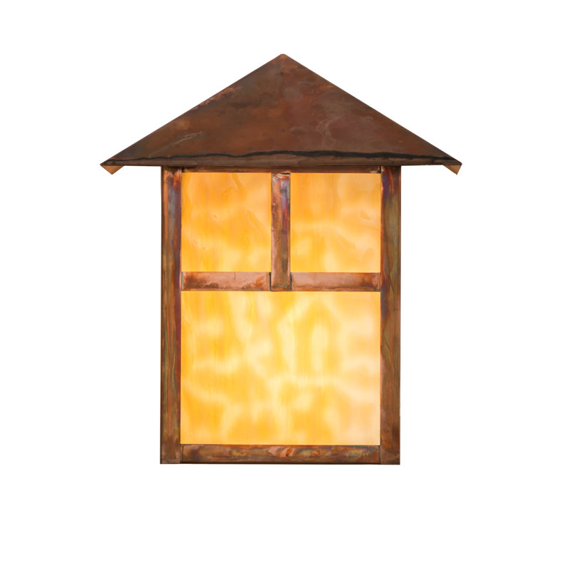 Seneca "T" Mission 1 - Light Outdoor Wall Lantern