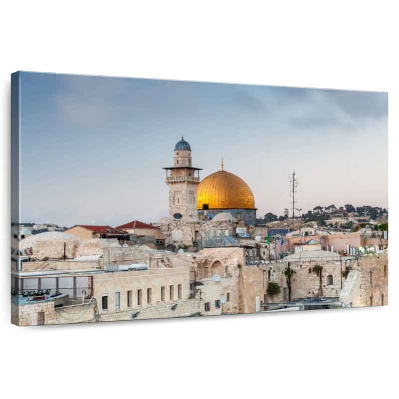 Sebbie Dome Of The Rock View, 34" H x 51" W