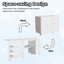 Chariot de rangement pliable avec roulettes