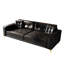 Canapé-lit convertible de 234 cm en similicuir avec accoudoirs larges et siège 4 places de 80 cm de large-321435688