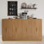 Buffet avec portes et tablettes réglables-1250228925