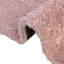 Tapis rose en polypropylène tissé à la machine à poils longs Fragos-338021492