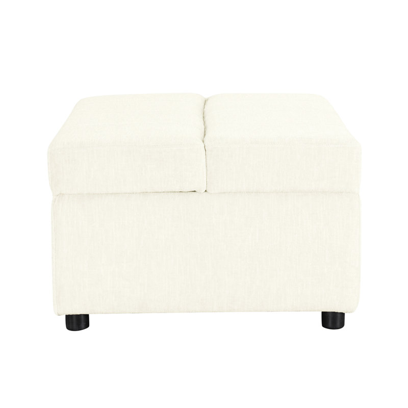 Upholstered 27.63 " Chenille Sleeper Sofa