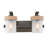 2 - Light Dimmable Vanity Light