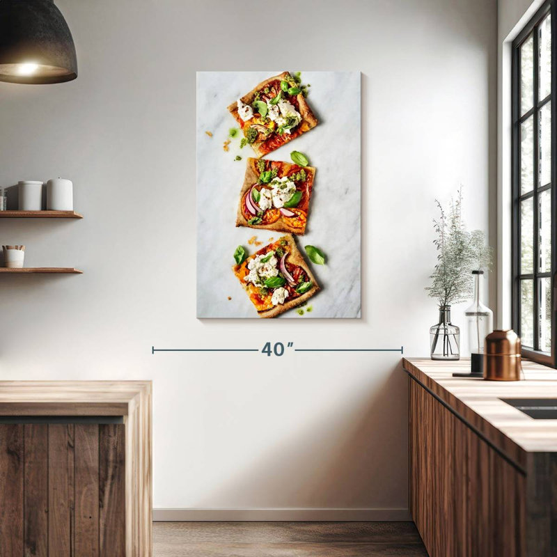 Yarlin Flatbread Pizza Squares, 39" H x 26" W