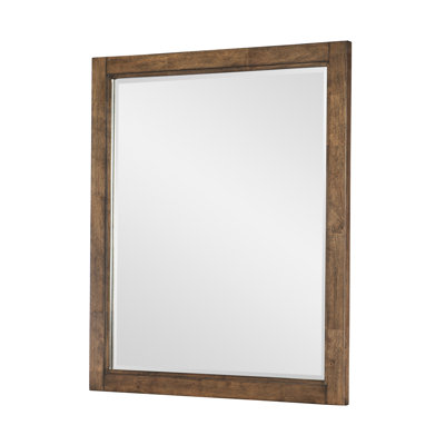 Tyson Wood Flat Wall Mirror