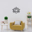 Élégant accessoire mural décoratif en métal, noir, 19,7 po x 16,9 po | 100% métal, épaisseur: 0,05 pouce | Parfait pour la décoration intérieure et les espaces de bureau, le design durable ajoute une touche moderne à n'importe quelle pièce-1683902683-1689283328