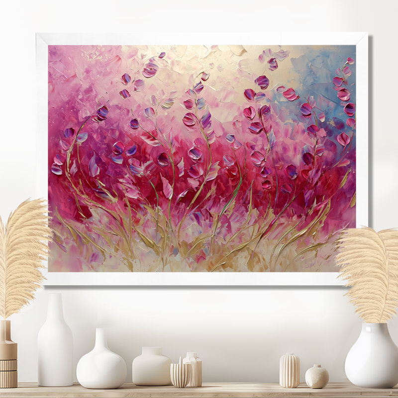 Jamerson - Floral Wall Art, 34" H x 44" W, Reproduction encadrée d'une seule photo, Blanc