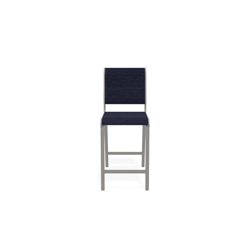 Tabouret de bar 26 po Holna, Gris chaleureux texturé, Indigo Collect