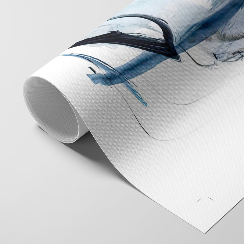 Indigo Swash I - Impression sur toile seulement - NON CADRE, H 27 po x l 18 po