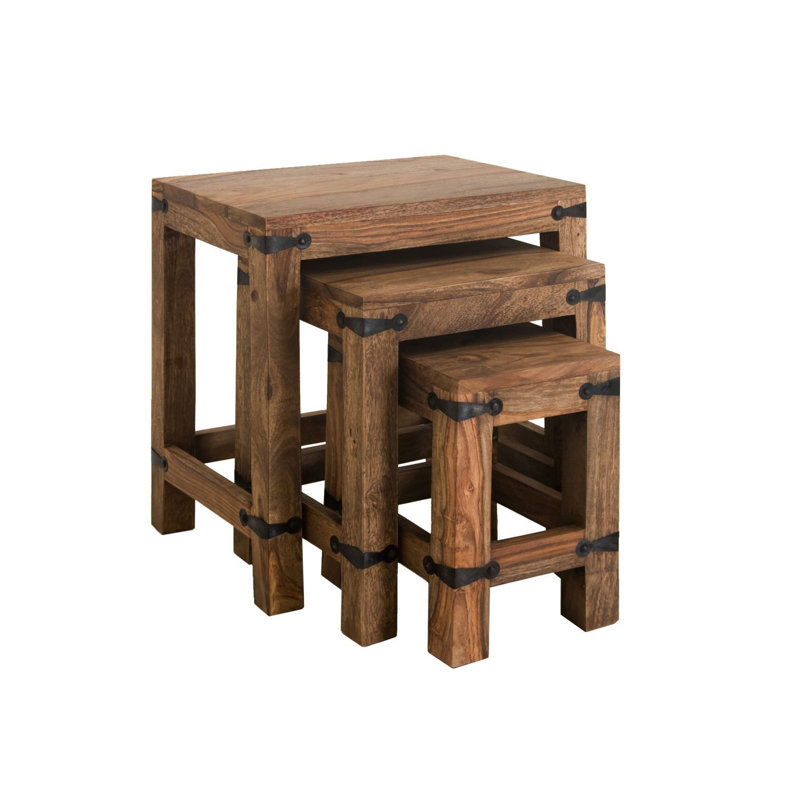 Leeds Solid Wood Nesting Tables