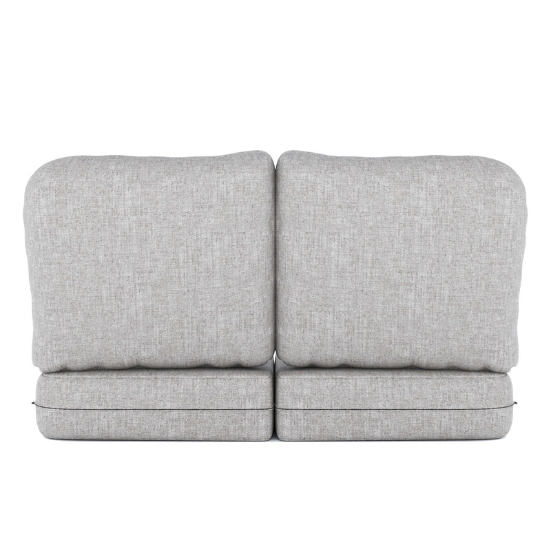 Indoor/Outdoor Sunbrella® Seat/Back Cushion, Canvas Granite Sunbrella® Canvas