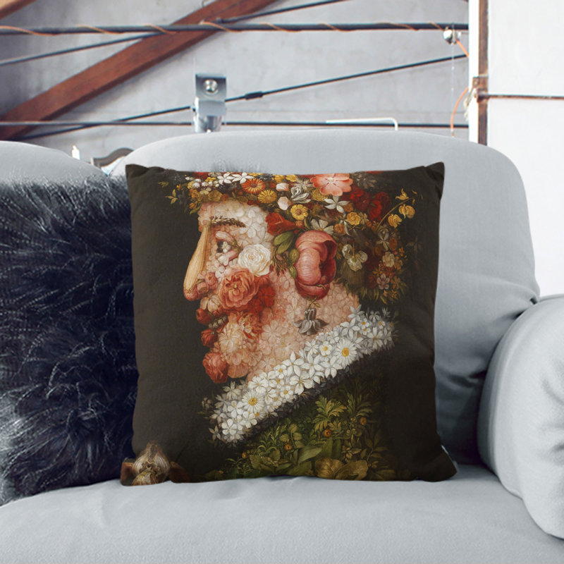Spring Scatter Cushion, 40cm H x 40cm W x 15cm D