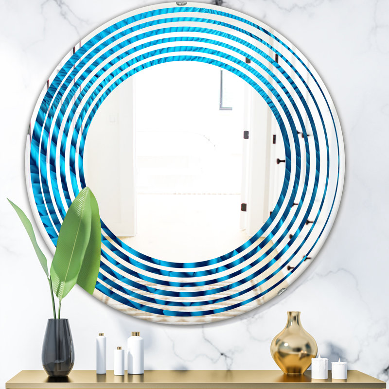 Miroir mural Wave Modern Wavy II, 23,6 po x 23,6 po