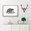 Rat Illustration - Framed Print-55616465-55616466