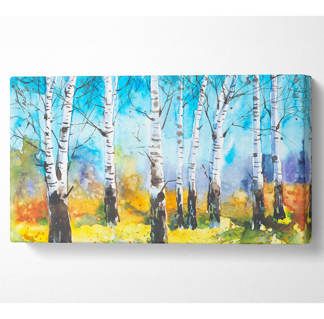 Magrans The Beautiful Birch Trees - Kunstdrucke auf Leinwand