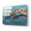 Art mural en verre «Tethered Row Boats 1» par Ethan Harper-1538220715