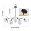 Lustre spoutnik 8 lumières Modren Blossom-1004089044
