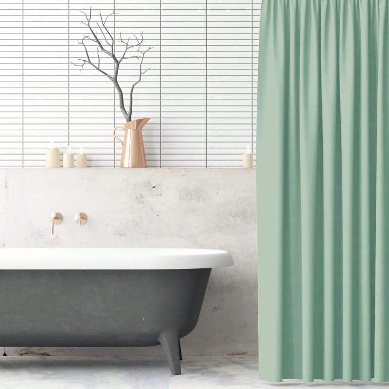 Shower Curtain, Mint Green