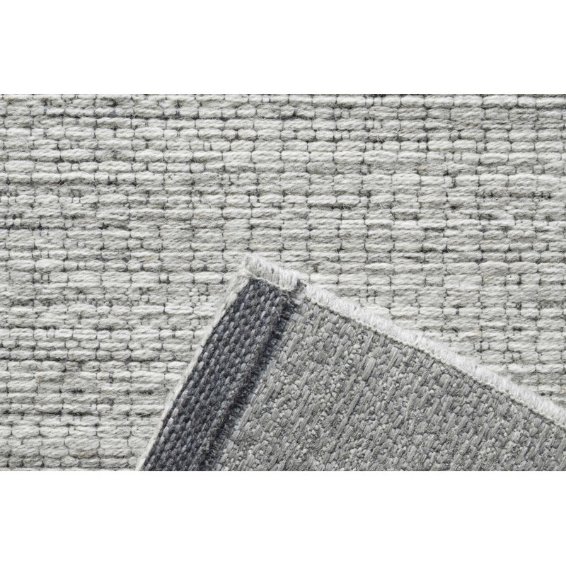 Solid Colour Hand Woven Area Rug, Rectangle 80 x 150cm