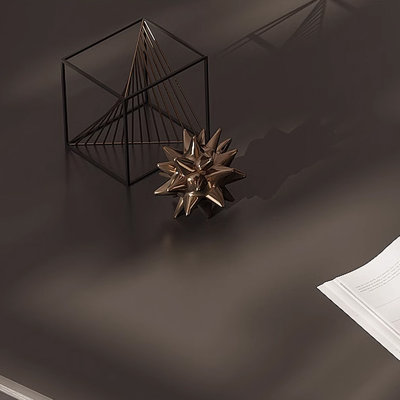 Light modern simple rectangular rock table