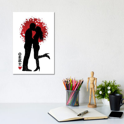 Love Kiss by Alberto Perez - Wrapped Canvas Print