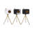 Decorative Camera Sculpture Gold and White Modern Accent for Home, Office, Bedroom, or Living Room Acrylic and Brass 10".