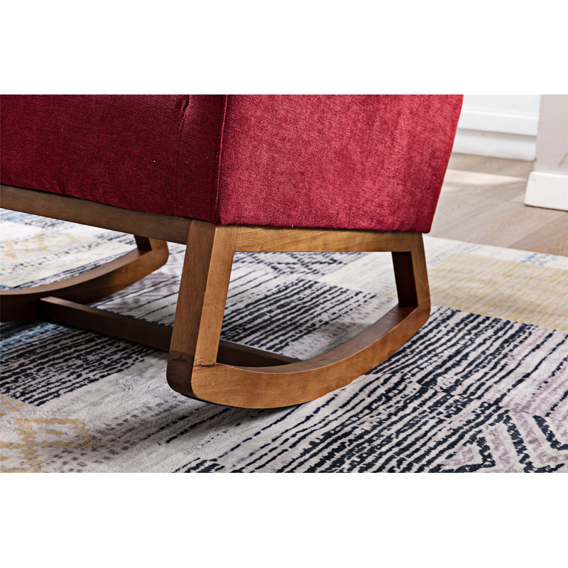 Chaise berçante, Rouge