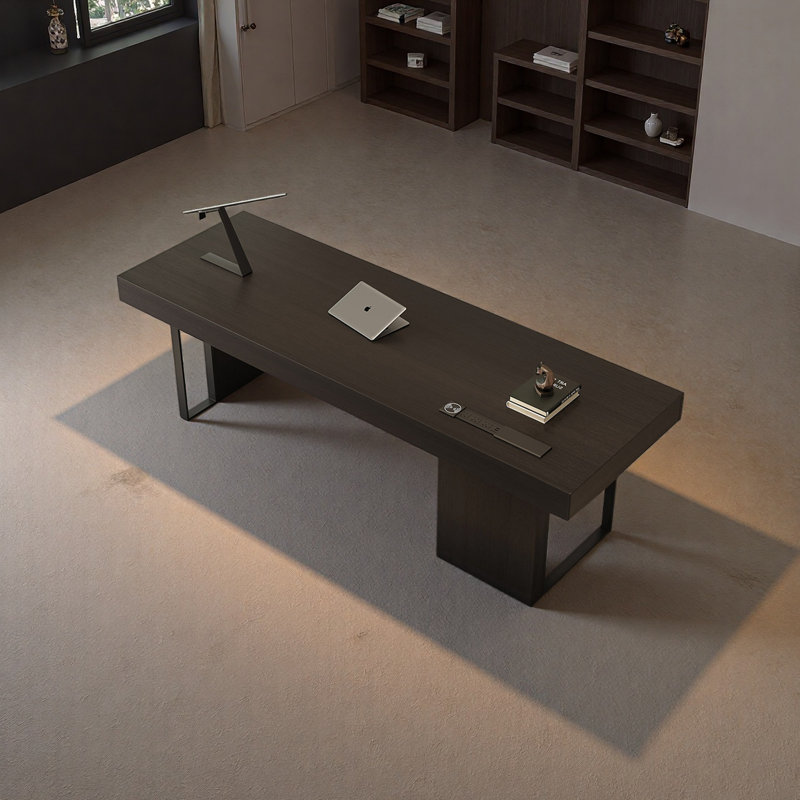 Bureau rectangulaire haut de gamme haut de gamme, H 29,52 po x l 55,11 po x P 27,55 po