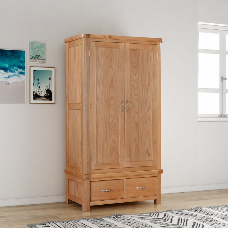 Comfrey 2 Door Wardrobe, Oak