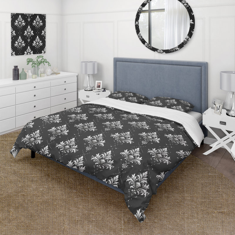 Ensemble de housse de couette Traditional, Housse de couette simple et deux taies décorative