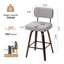 Tabourets de bar pivotants, chaises de bar rembourrées de 68 cm (26,7 po) de hauteur comptoir-689773673-689773676